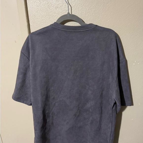 Men’s Gray oversized Short Sleeve T-Shirt - Picture 3 of 3